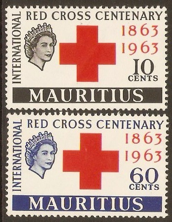Mauritius 1965 Red Cross Centenary Set. SG312-SG313.