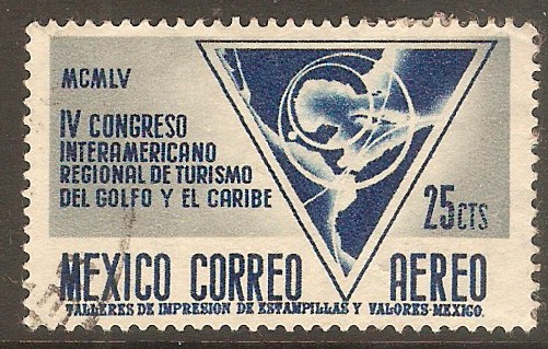 Mexico 1956 25c Tourism Congress. SG953.