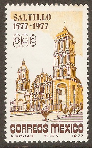 Mexico 1977 80c Saltillo Anniversary. SG1397.