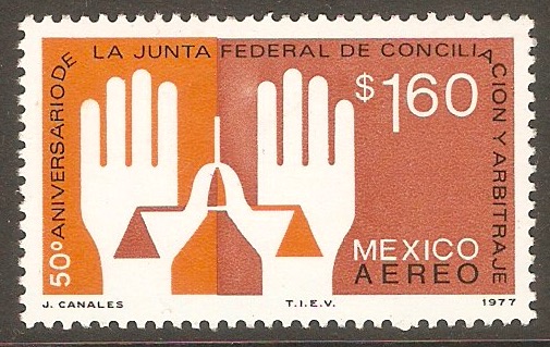 Mexico 1977 1p.60 FCRA Anniversary. SG1401.