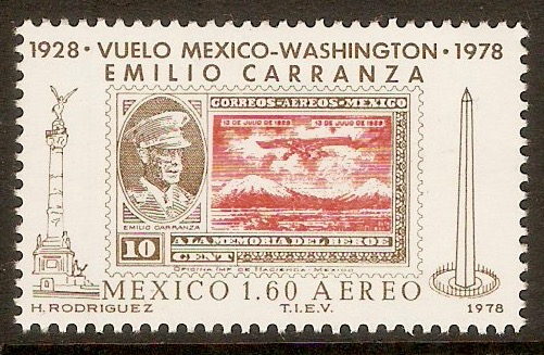 Mexico 1978 1p.60 Flight Anniversary. SG1440.