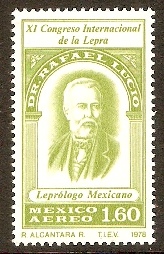 Mexico 1978 1p.60 Leprosy Congress. SG1460.