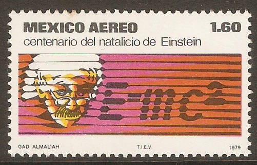 Mexico 1979 1p.60 Einstein Commemoration. SG1467.