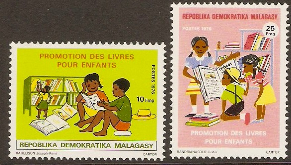 Malagassy 1976 Childrens Books Set. SG363-SG364.