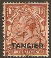 Tangier 1927 1d Chestnut. SG233.