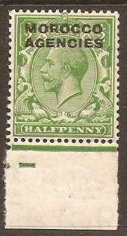 Morocco Agencies 1925 d Green. SG55.