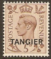 Tangier 1949 5d Brown. SG265.