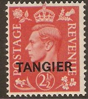Tangier 1950 2d Pale scarlet. SG284.