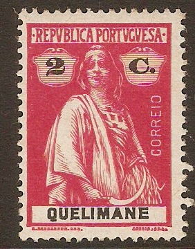 Quelimane 1914 2c Carmine. SG29.