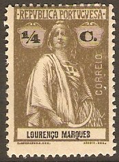 Lourenco Marques 1914 c Brown-olive. SG131.