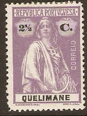 Quelimane 1914 2½c Violet. SG30.