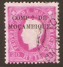 Mozambique Company 1892 20r Rosine. SG3.