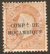 Mozambique Company 1892 300r Pale orange. SG9a.