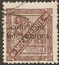 Mozambique Company 1894 2r Brown Newspaper Stamp. SGN15.