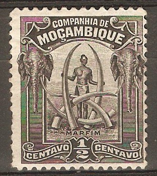 Mozambique Company 1918 c Black. SG200B.