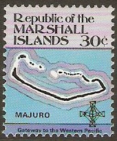 Marshall Islands 1984 30c Maps Series. SG14.