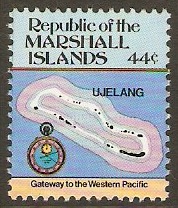 Marshall Islands 1984 44c Maps Series. SG16b.