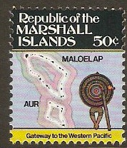 Marshall Islands 1984 50c Maps Series. SG16c.