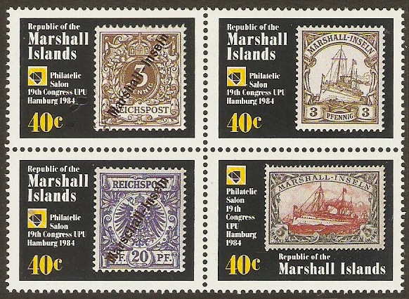 Marshall Islands 1984 UPU Congress Set. SG21-SG24.