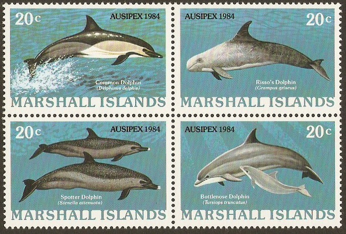 Marshall Islands 1984 Stamp Exhibition Set. SG25-SG28.