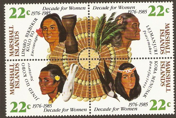 Marshall Islands 1985 Womens Decade Set. SG46-SG49.