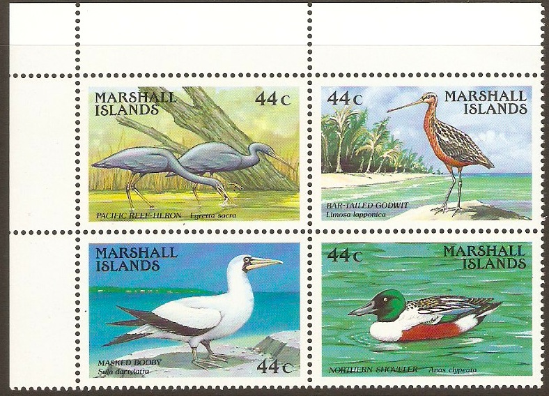 Marshall Islands 1988 Birds Set. SG143-SG146.