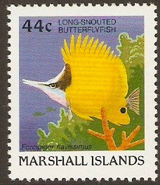 Marshall Islands 1988 44c Fishes Series. SG157.
