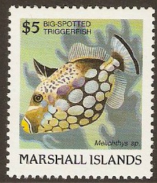 Marshall Islands 1988 $5 Fishes Series. SG162.