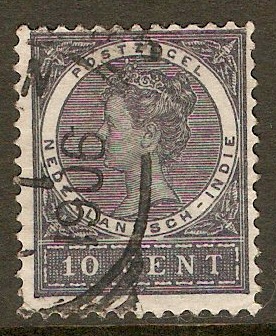 Netherlands Indies 1902 10c Slate. SG128.
