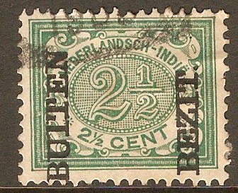 Netherlands Indies 1908 2c Green. SG163.