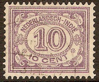 Netherlands Indies 1922 10c Lilac. SG272.