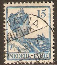 Netherlands Indies 1922 15c Blue. SG274.