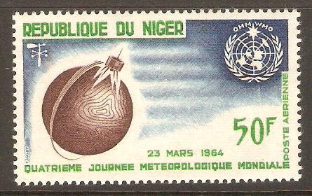 Niger 1964 50f World Meteorological Day. SG171.