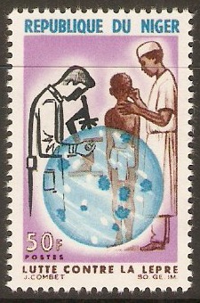 Niger 1964 50f Anti-leprosy stamp. SG191.