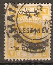 Palestine 1922 2m Yellow. SG72.