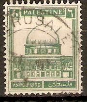 Palestine 1927 6m Deep green. SG94a.