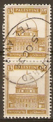 Palestine 1932 13m Bistre. SG107.