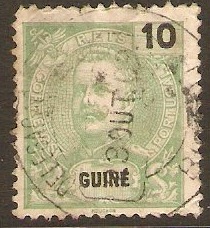 Portuguese Guinea 1898 10r Green. SG67.