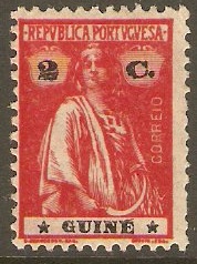 Portuguese Guinea 1919 2c Deep carmine - Ceres Series. SG212.