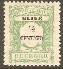 Portuguese Guinea 1921 ½c Pale yellow-green Postage Due. SGD244.