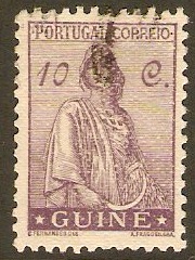 Portuguese Guinea 1933 10c Mauve. SG253.