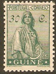 Portuguese Guinea 1933 30c Blue-green. SG256.