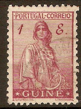 Portuguese Guinea 1933 1E Claret. SG264.