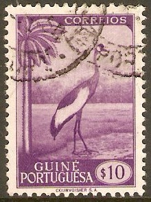 Portuguese Guinea 1948 10c Purple. SG305.