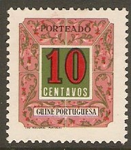 Portuguese Guinea 1948 10c Postage Due. SGD323.