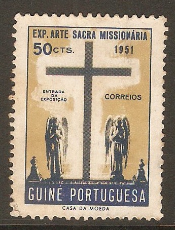 Portuguese Guinea 1953 50c Missionary Art Series. SG324.