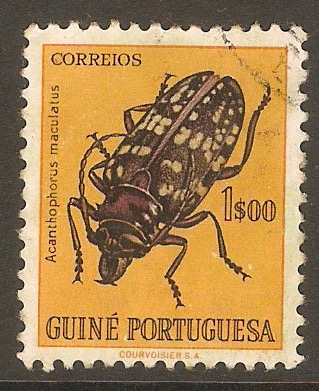 Portuguese Guinea 1953 1E Bugs and Beetles Series. SG331.