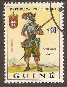 Portuguese Guinea 1966 40c Military Uniforms series. SG368.