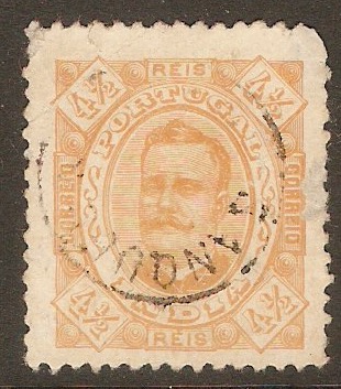 Portuguese India 1895 4½r Pale orange. SG264.