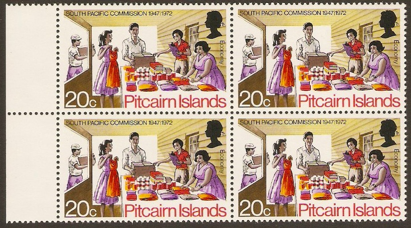 Pitcairn Islands 1972 20c Pacific Commission Series. SG123.